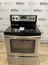 Whirlpool Used Electric Stove 220volts (40/50 AMP) 30inches {3 prong} (Stainless Steel)