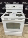 Ge Used Electric Stove 220volts (40/50 AMP) 30inches {4 prong} (White) 