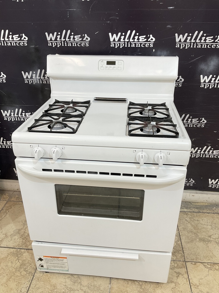 Frigidaire Used Natural Gas Stove 30inches (White) 