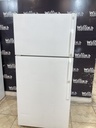 Ge Used Refrigerator Top and Bottom 28x61 1/2” (White) 