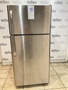 Frigidaire Used Refrigerator Top and Bottom 30x65 1/2” (Stainless Steel) 