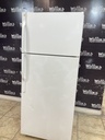Ge Used Refrigerator Top and Bottom 28x67 (White) 