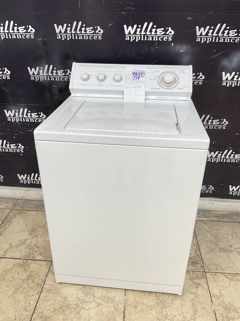 Whirlpool Used Washer Top-load 27inches (White) 