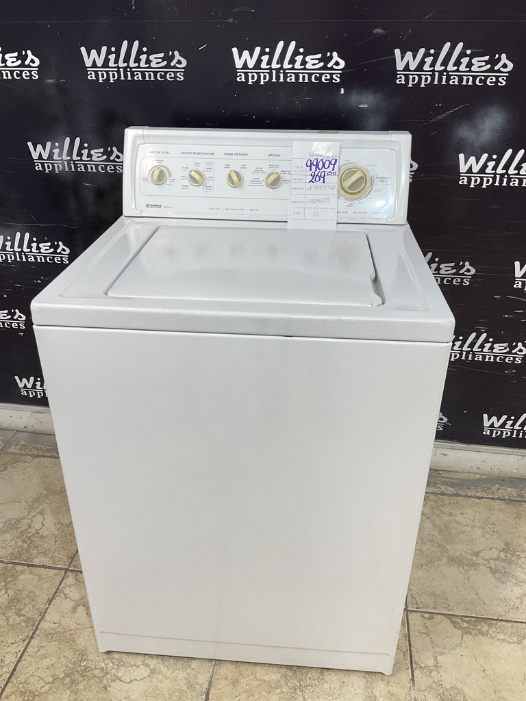 Kenmore Used Washer Top-load 27inches (White) 