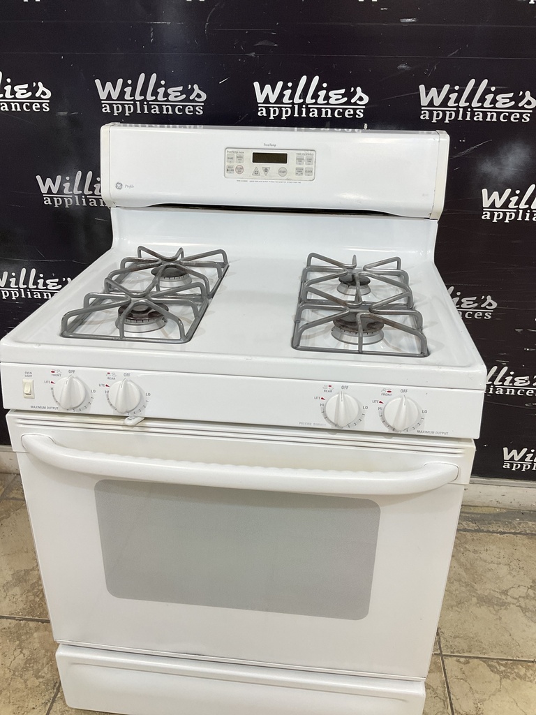 Ge Used Natural Gas Stove 30inches (White) 