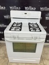 Frigidaire Used Natural Gas Stove 30inches (White) 