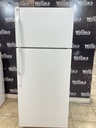 Ge Used Refrigerator Top and Bottom 28x67 (White) 