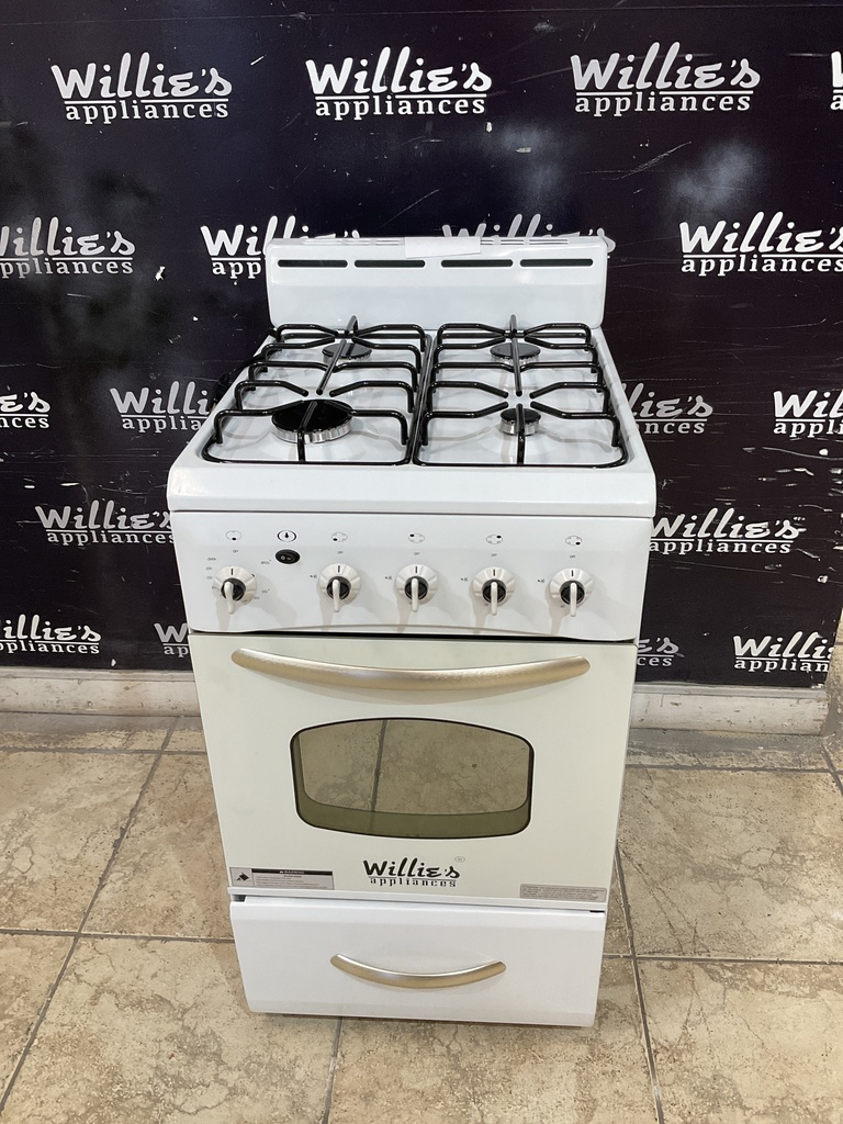 Willie’s Used Natural Gas Stove 19 1/2” (White) 