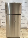 Ge Used Refrigerator Top and Bottom 28x66 1/2” (Stainless Steel) 