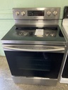 Samsung Used Electric Stove 220volts (40/50 AMP) 30inches {3 prong} (Stainless Steel) 