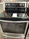 Whirlpool Used Electric Stove 220volts (40/50 AMP) 30inches {no cord} (Stainless Steel) 