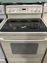 Ge Used Electric Stove 220volts (40/50 AMP) 30inches (Bisque) 
