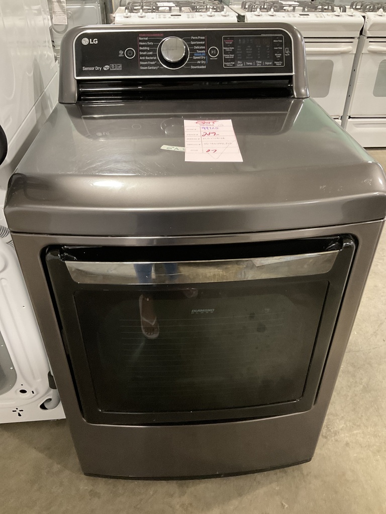 Lg Used Natural Gas Dryer 27inches (Grey) 