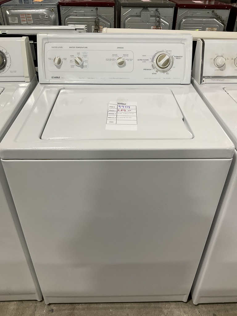 Kenmore Used Washer Top-load 27inches (White) 