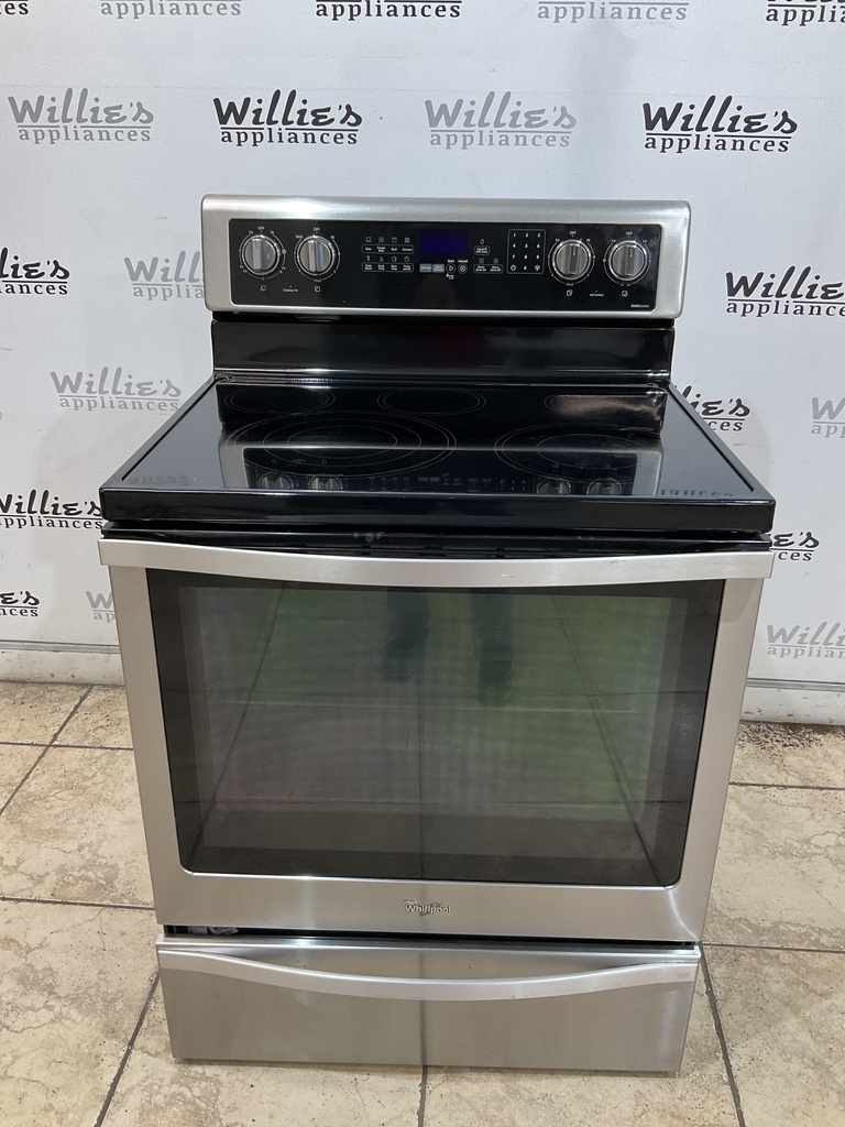 Samsung Used Electric Stove 220volts (40/50 AMP) 30inches {4 prong} (Stainless steel) 