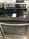 Whirlpool Used Electric Stove 220volts (40/50 AMP) 30inches {no cord} (Stainless Steel) 