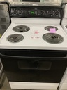Ge Used Electric Stove 220volts (40/50 AMP) 30inches {no cord} (White/black) 