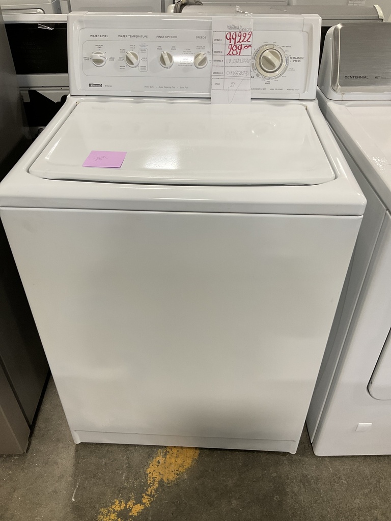 Kenmore Used Washer Top-load 27inches (White) 