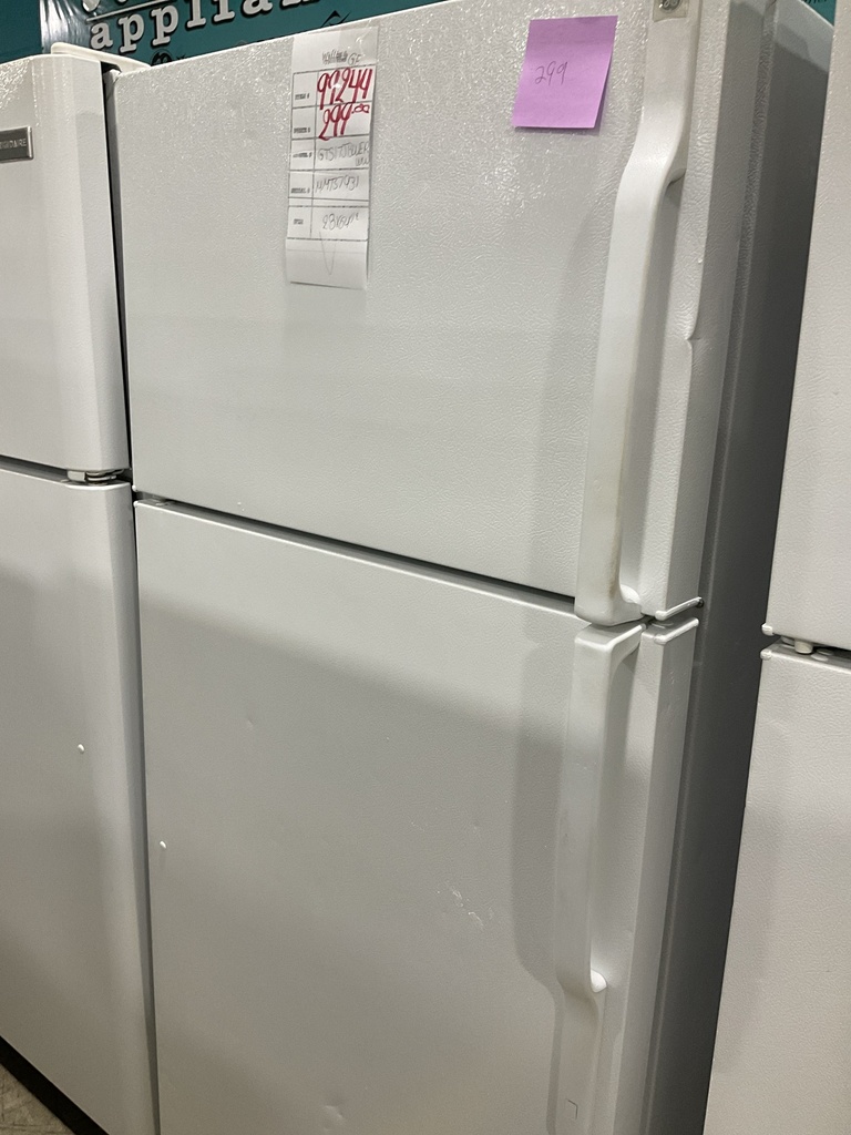 Ge Used Refrigerator Top and Bottom 28x64 1/2” (White) 