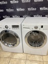 Lg Used Electric Set Washer/Dryer Front-load 27inches {4 prong} (White) 