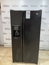 Ge Used Refrigerator Side by side 34x66 1/2” (Black)