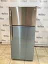 Ge Used Refrigerator Top and Bottom 28x64 (Stainless Steel) 