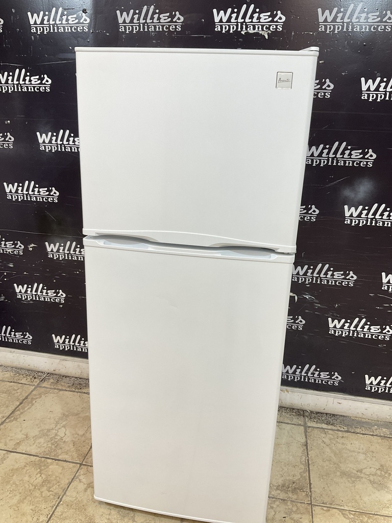Avanti Used Refrigerator Top and Bottom 24x59 1/2” (White) 