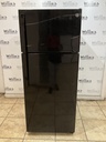 Ge Used Refrigerator Top and Bottom 28x66 1/2” (Black) 