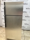 Ge Used Refrigerator Top and Bottom 28x64 1/2” (Stainless Steel) 