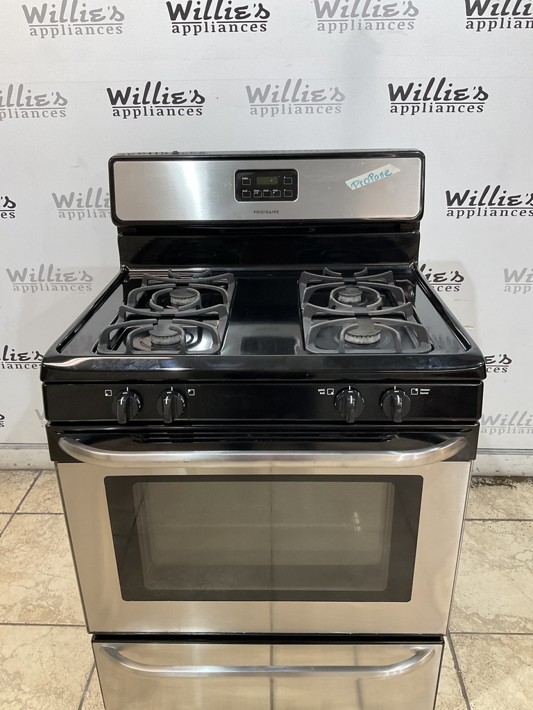 Frigidaire Used Gas Propane Stove 30inches (Stainless Steel) 