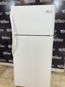 Frigidaire Used Refrigerator Top and Bottom 30x65 1/2” (White) 