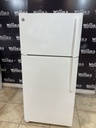 Ge Used Refrigerator Top and Bottom 28x61 (White) 
