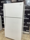 Whirlpool Used Refrigerator Top and Bottom 33x65 1/2” (White) 