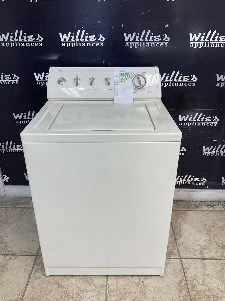 Whirlpool Used Washer Top-load 27inches (Bisque) 
