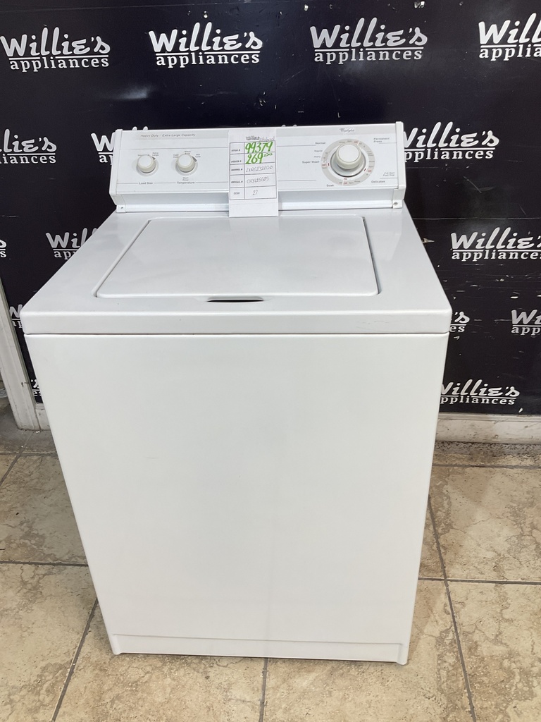 Whirlpool Used Washer Top-load 27inches (White) 