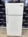 Frigidaire Used Refrigerator Top and Bottom 30x65 1/2” (Bisque) 