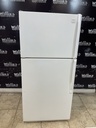 Whirlpool Used Refrigerator Top and Bottom 30x65 1/2” (White) 