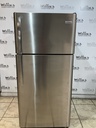 Frigidaire Used Refrigerator Top and Bottom 30x65 1/2” (Stainless Steel) 