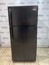 Frigidaire Used Refrigerator Top and Bottom 30x65 1/2” (Black) 