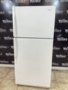 Whirlpool Used Refrigerator Top and Bottom 30x65 1/2” (White) 