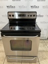 Ge Used Electric Stove 220volts (40/50 AMP) 30inches {4 prong} (Stainless Steel) 