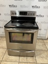 Frigidaire Used Electric Stove 220volts (40/50 AMP) 30inches {4 prong} (Stainless steel) 