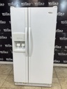 Whirlpool Used Refrigerator Side by Side 33x66 (White) 