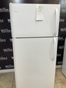 Frigidaire Used Refrigerator Top and Bottom 30x65 1/2” (White) 