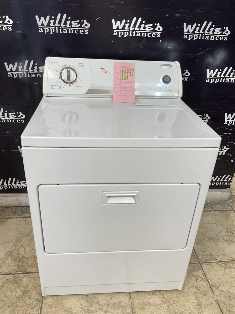Kenmore Used Natural Gas Dryer 29inches (White) 