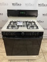 Ge Used Natural Gas Stove 30inches (Bisque/Black) 