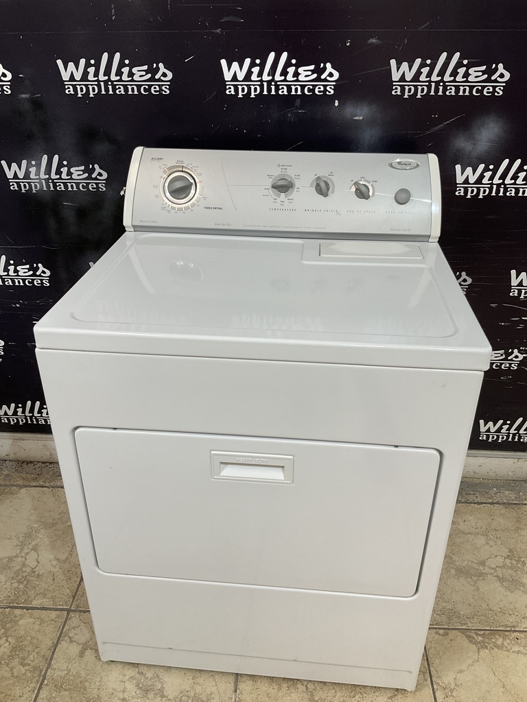 Whirlpool Used Electric Dryer 220volts (30 AMP) 29inches {4 prong}  (White) 