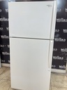 Whirlpool Used Refrigerator Top and Bottom 30x65 1/2” (White) 