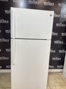 Ge Used Refrigerator Top and Bottom 28x64 1/2 (White) 