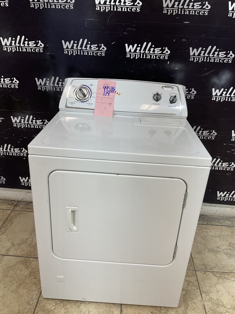Whirlpool Used Natural Gas Dryer 29inches (White) 